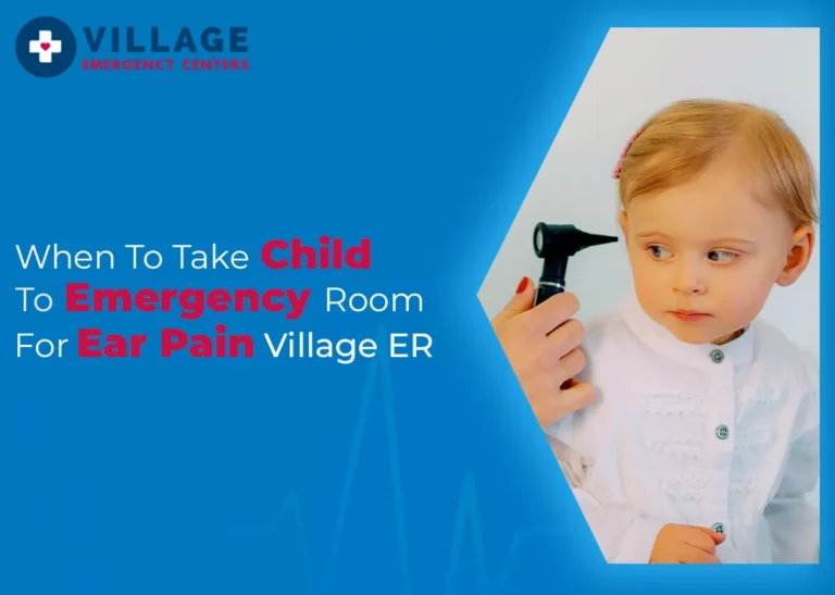 blog image for child ear pain, when should you take child to the er.
