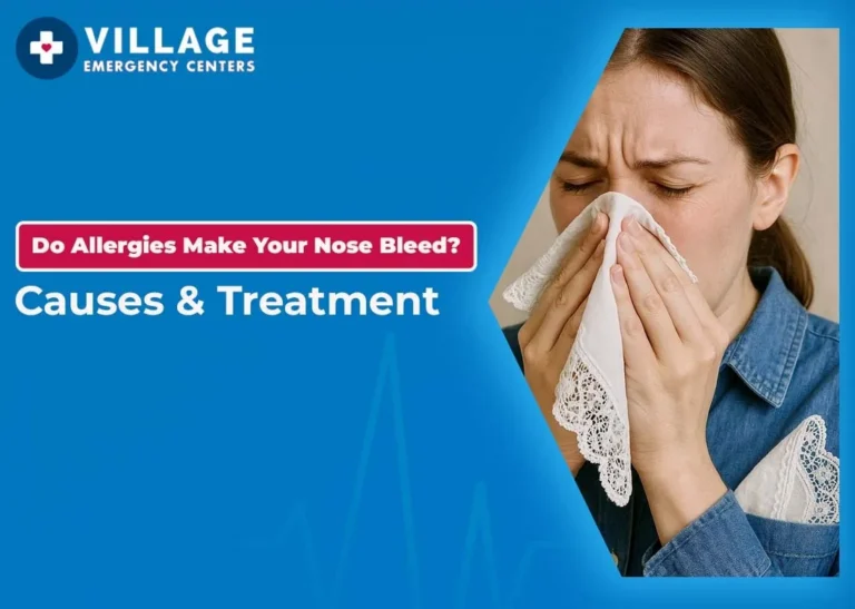 blog post feature image showing causes and treatment for your nose bleeding