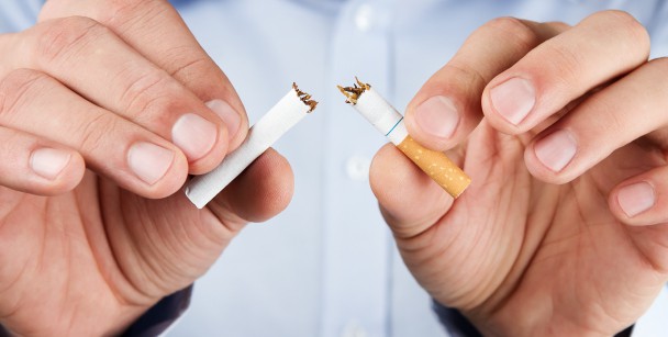 quit smoking and lower drinking level