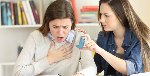 Mild asthma flare ups and attacks may only last a few minutes and be treated with inhalers. 