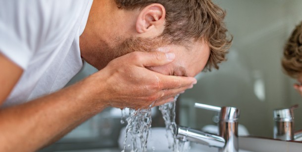 you may wash the area with water for help with eye bumps