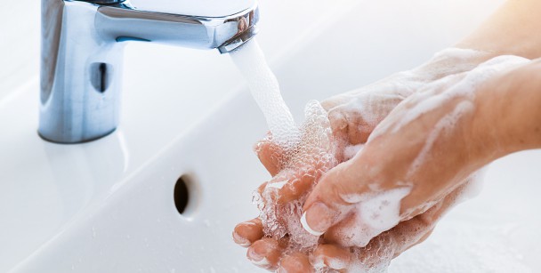 Hot water temperature deals for washing hands