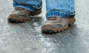 Common Holiday Accidents: Wearing shoes that are designed to have a better grip on ice can help keep you from slipping