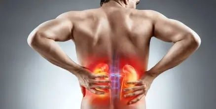 A back pain graphic in Houston, TX
