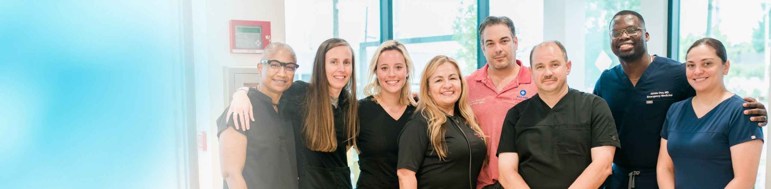 About the team of emergency room staff